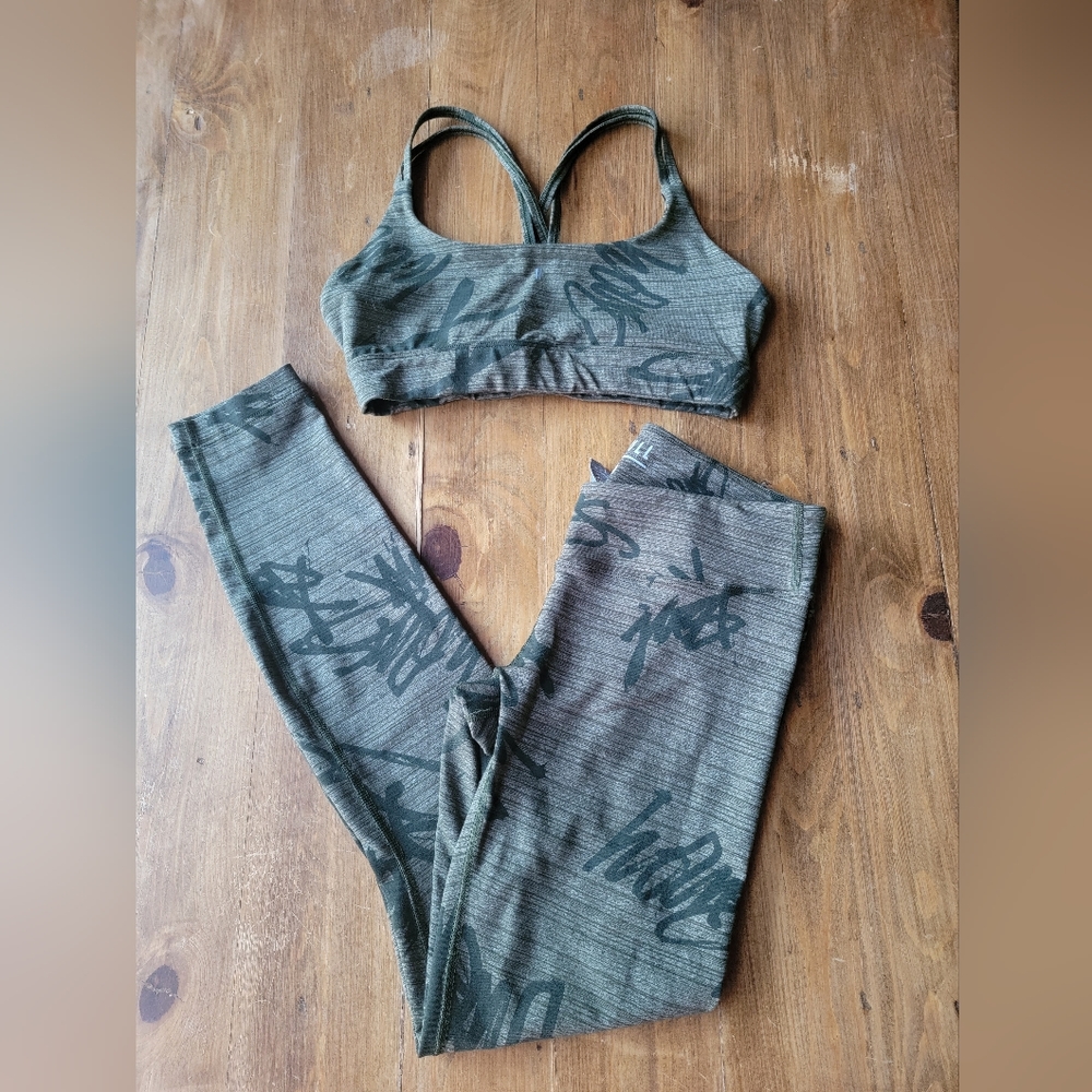 Nobull Graffiti Bra & Leggings